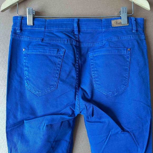 Lot of 2 ZARA TRF Trafaluc Denim Jeans NWT Salmon NWOT Blue US Size 10 - Picture 12 of 16